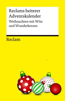 Buchcover Reclams heiterer Adventskalender
