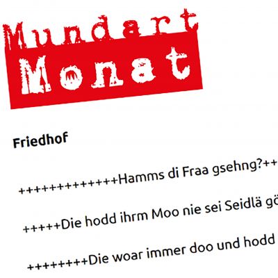 Mundart-Monat